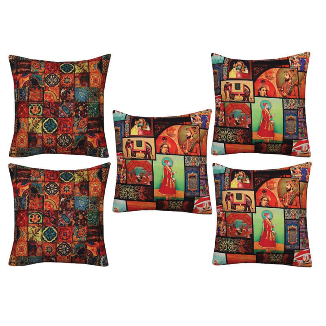 5PCs Digital Printed Cushions Cover Ds #114