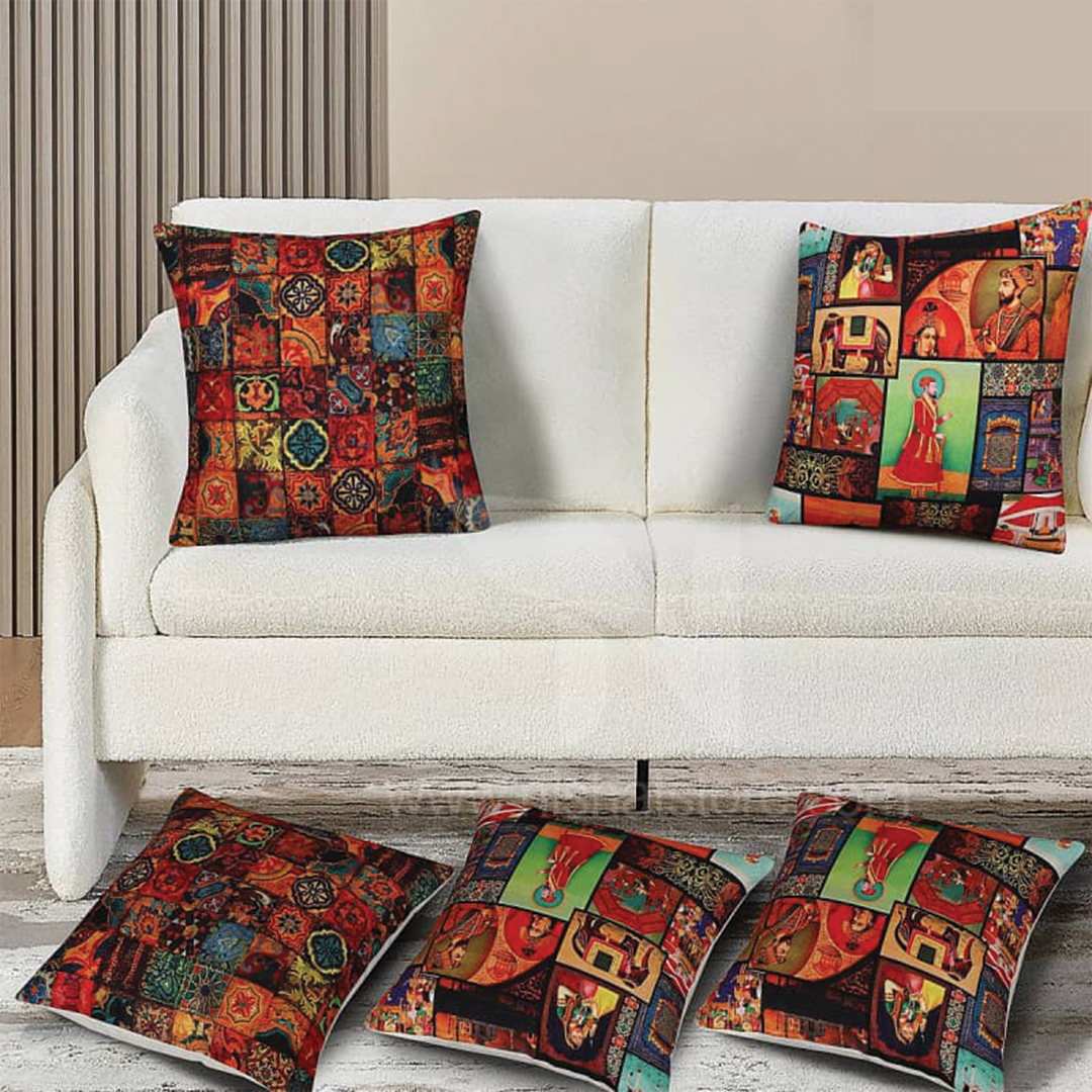 5PCs Digital Printed Cushions Cover Ds #114